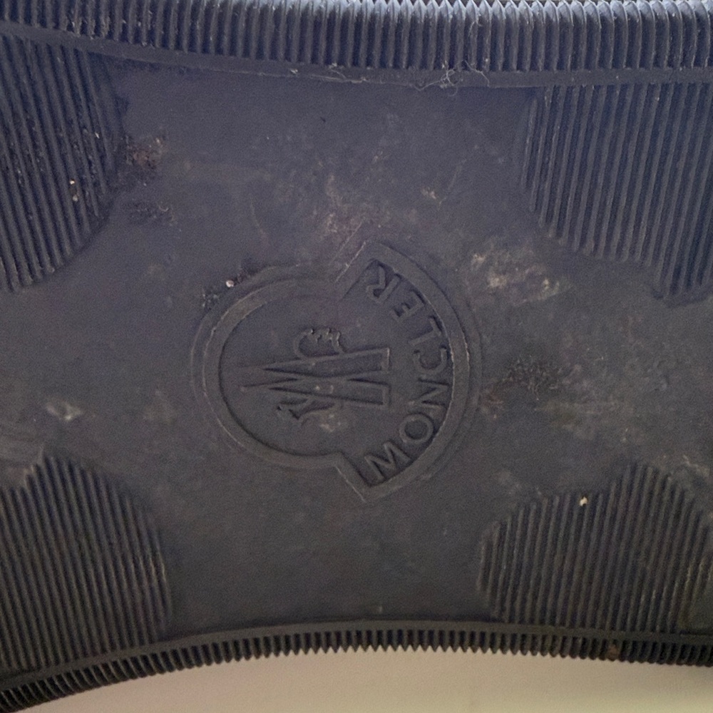 Moncler Dark Suede High-Top Sneakers - Picture 8 of 9